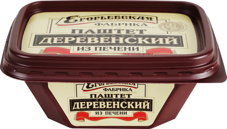 Паштет из печени КФ ЕГОРЬЕВСКАЯ Деревенский, 150г
