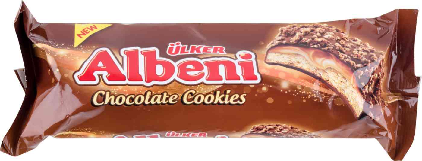 Печенье Ulker Albeni с карамелью в молочном шоколаде, 170г