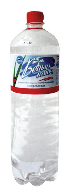 Вода Белый ключ питьевая газированная, 1.5л