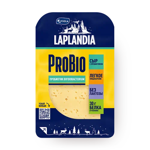 Cыр полутвёрдый Laplandia ProBio+ с пробиотиком 45%​