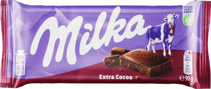 Шоколад молочный MILKA Extra Coco, 90г