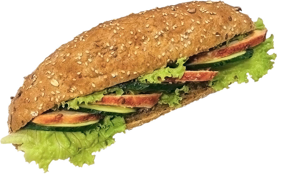 Сэндвич из зернового хлеба с курицей ЛЕНТА FRESH, 260г