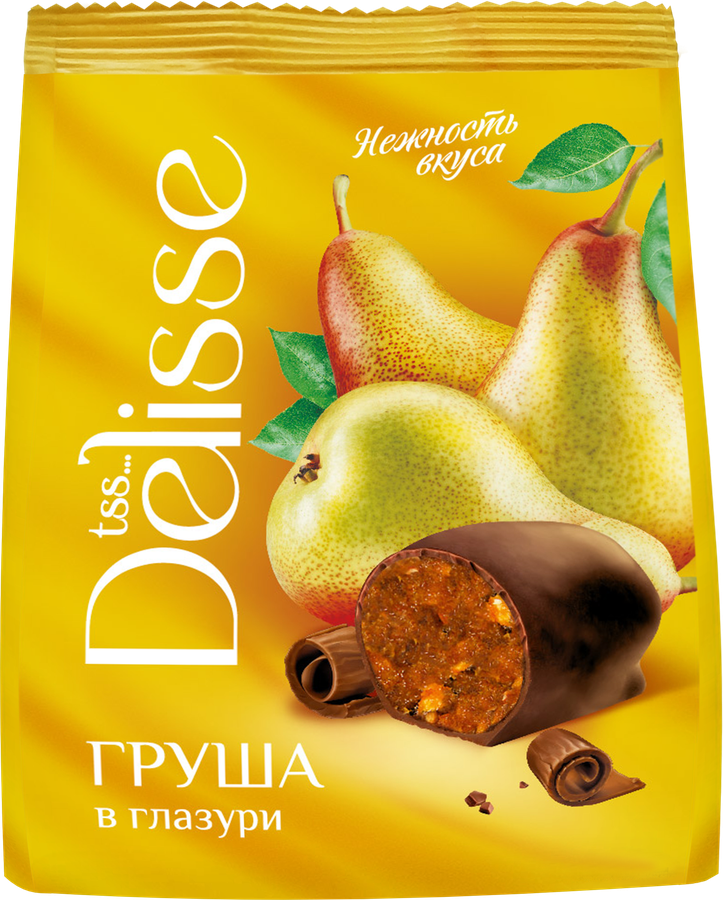 Конфеты DELISSE Груша в глазури, 200г