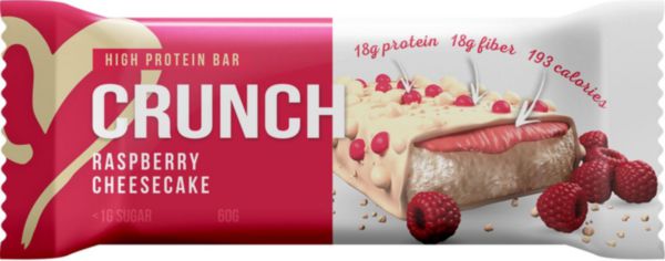 Батончик протеиновый Crunch малиновый чизкейк, 60г