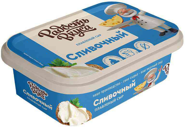 Сыр плавленый Радость вкуса Сливочный 30%, 180г