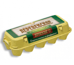 Яйцо куриное Ситно Деревенское С1, 15шт