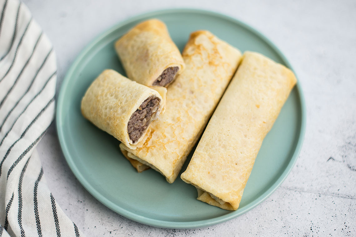 Блины Кулинариум с мясом свинина-говядина охлажденные, ~1кг