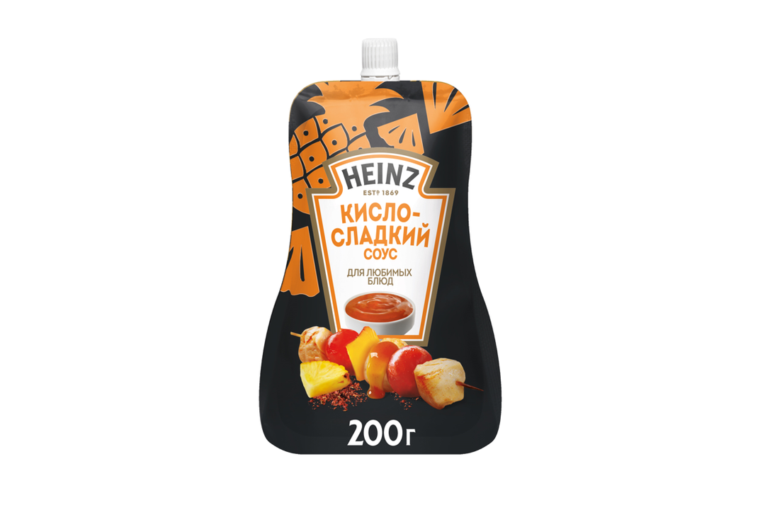 Соус Heinz Кисло-сладкий дой-пак 200 г / Супермаркет