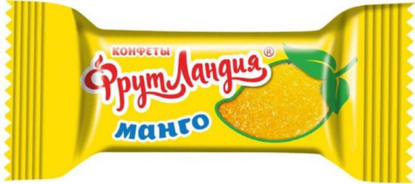 Конфеты желейные Славянка Фрутландия в форме долек со вкусом манго, 1кг