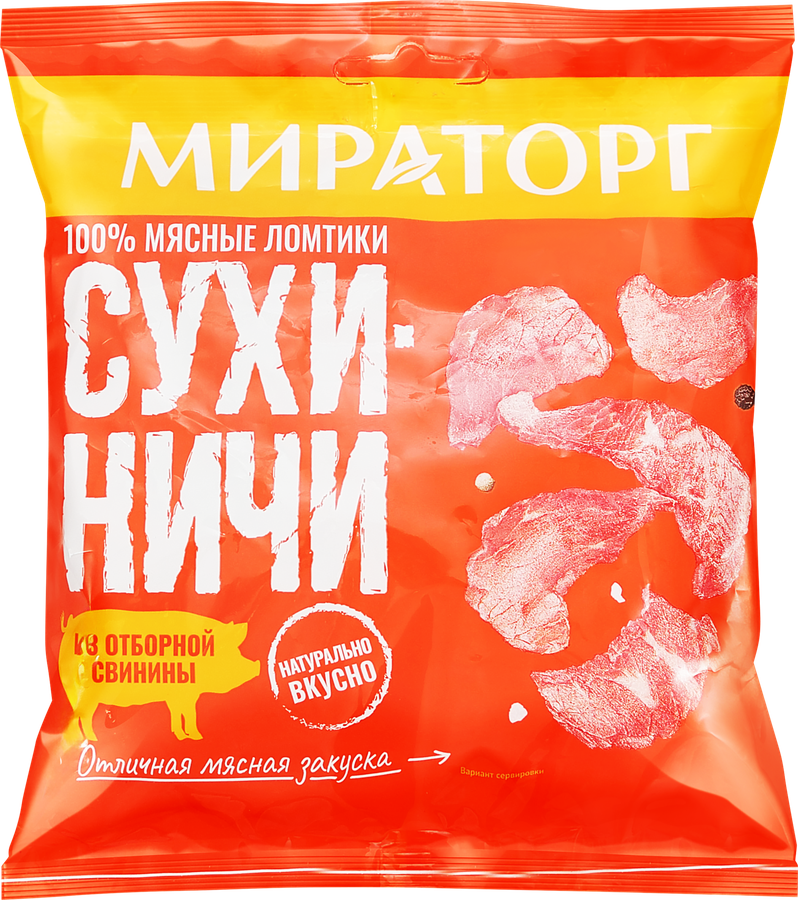Мясные ломтики МИРАТОРГ Сухиничи из свинины, 40г