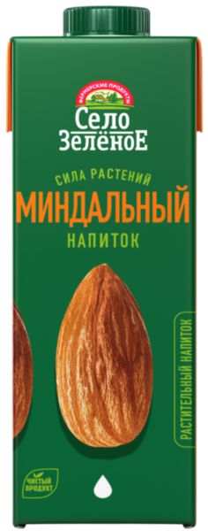 Напиток миндальный Село Зелёное 1,8%, 1л