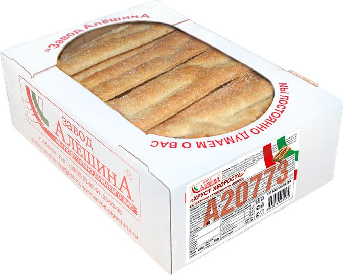 Печенье Завод Алешина Хруст хвороста со вкусом сгущенного молока, 2.1кг