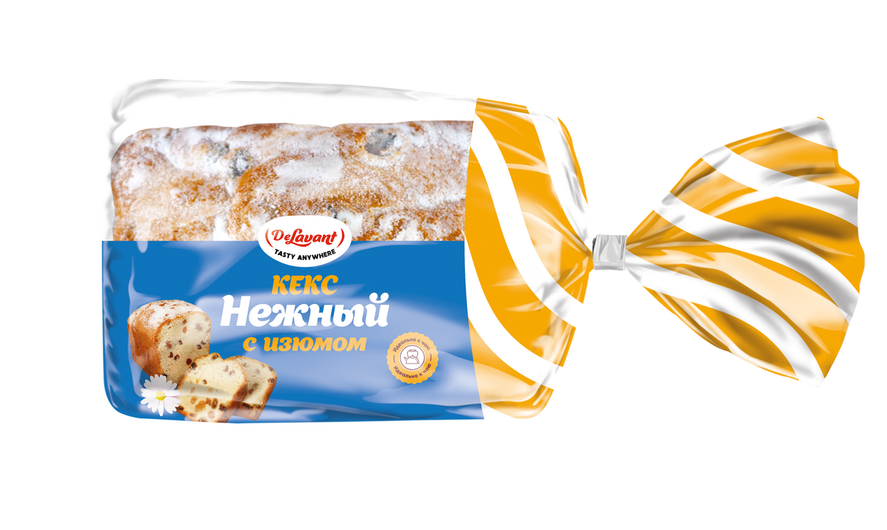 Кекс Delavant нежный с изюмом, 300г