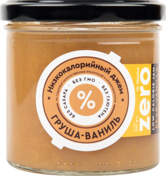 Джем низкокалорийный Mr. Djemius Zero Груша-ваниль, 270г