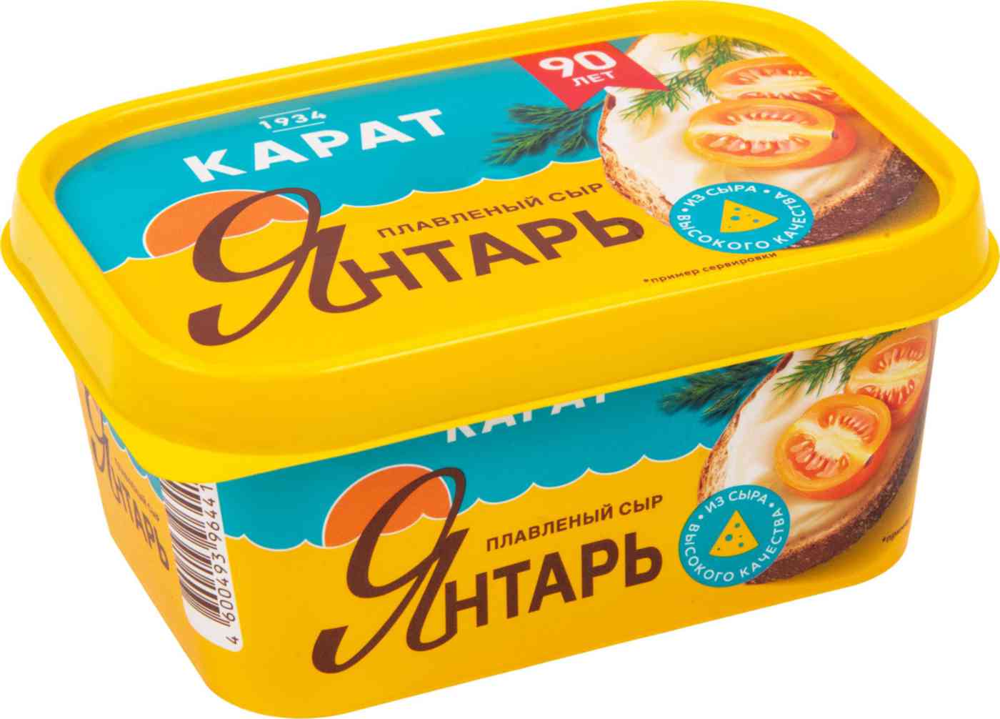 Сыр плавленый Карат Янтарь 45%, 400г