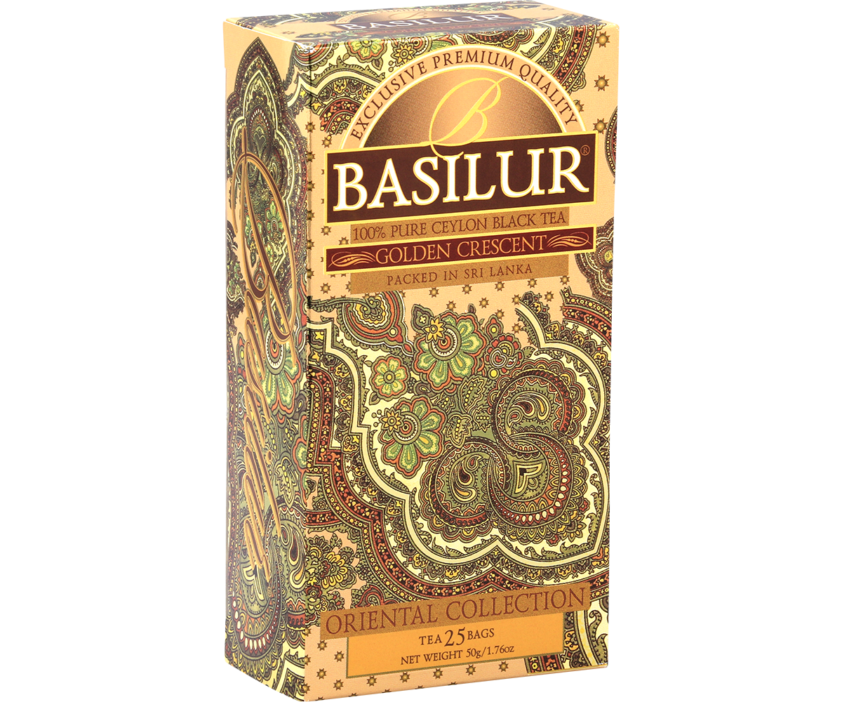 Чай черный Basilur Восточная коллекция золотой месяц (2г x 25шт), 50г