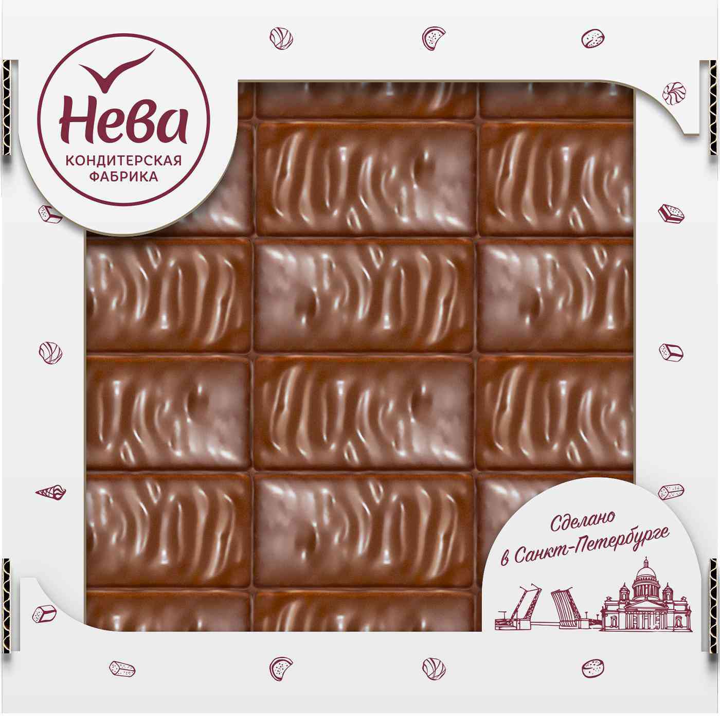 Конфеты глазированные Невская птичка Нева, 590г