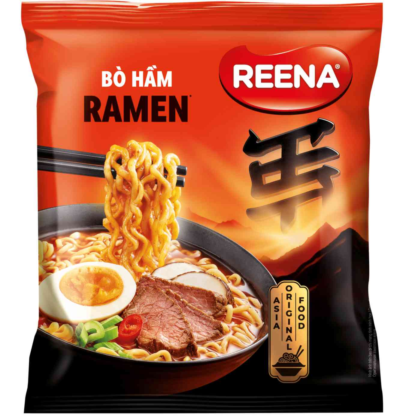 Лапша Reena Bo ham Ramen, 115г