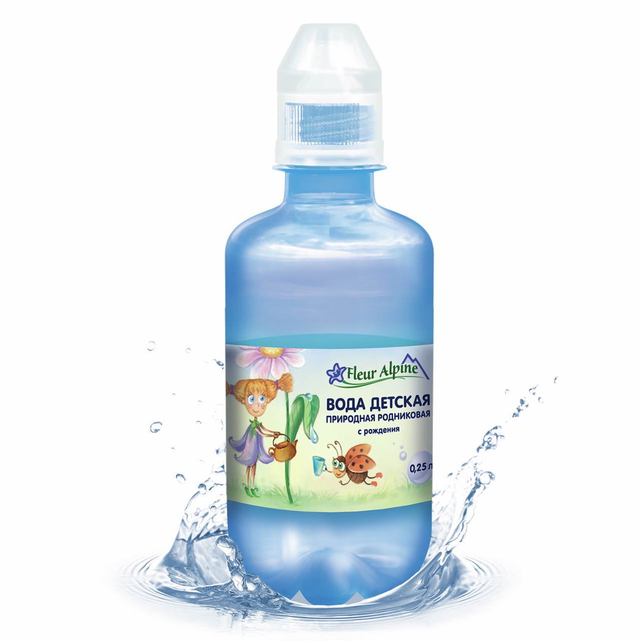 Вода детская Fleur Alpine питьевая негазированная, 250мл