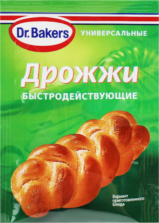 Дрожжи DR.BAKERS быстродействующие, 7г