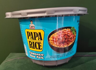 Papa rice рис с свининой по-тайваньски