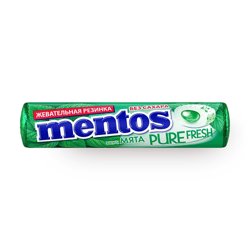 Жевательная резинка Mentos Pure Fresh мята без сахара