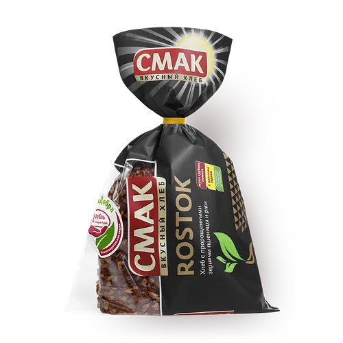 Хлеб Rostok «Смак» с пророщенными зёрнами в нарезке