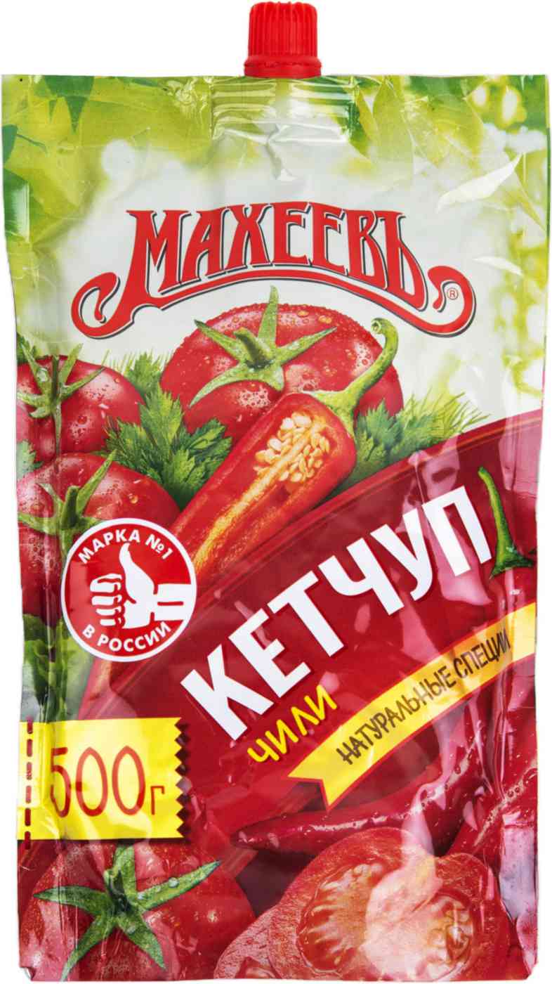 Кетчуп томатный Махеевъ Чили, 500г