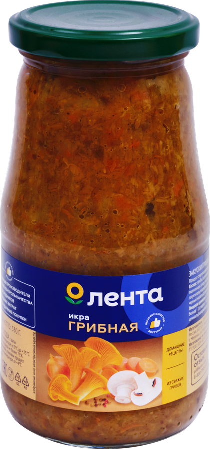 Икра грибная ЛЕНТА, 530г