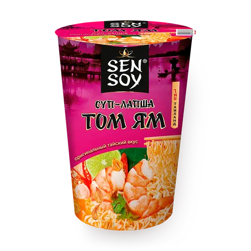 Суп лапша Том Ям Sen Soy