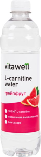 Напиток витаминизированный Vitawell L-Carnitine грейпфрут, 500мл