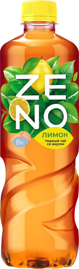 Напиток ZENO Черный чай со вкусом лимона негазированный, 0.5л