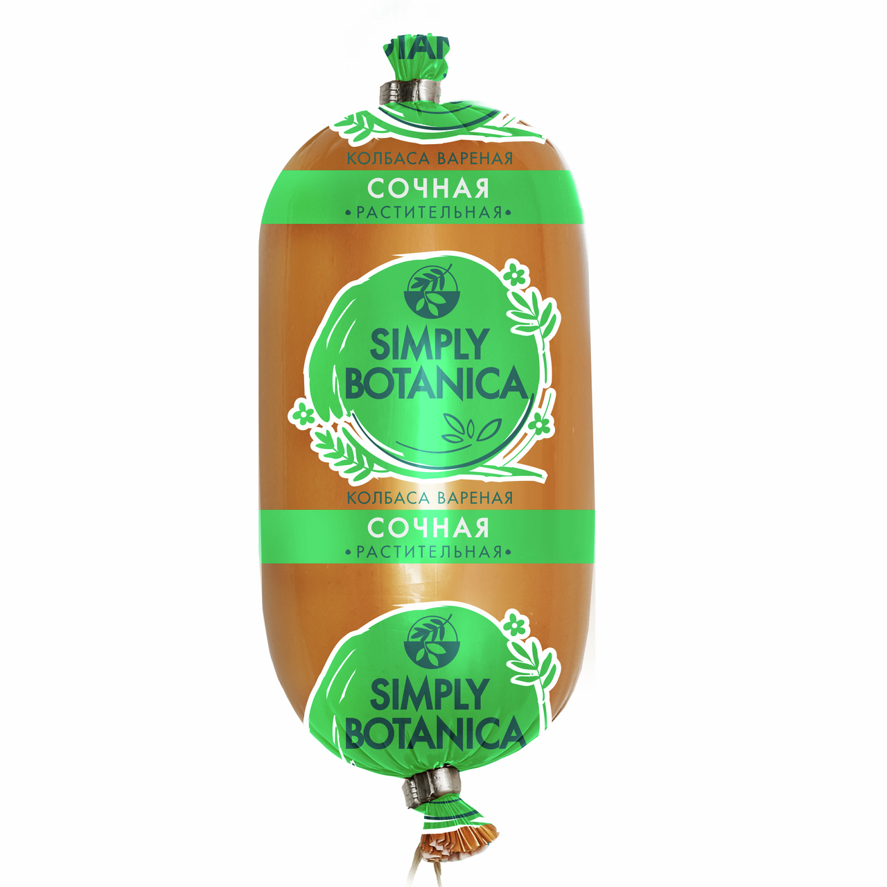 Колбаса Simply Botanica Сочная растительная вареная, 300г