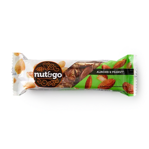 Батончик Nut&Go миндаль-арахис