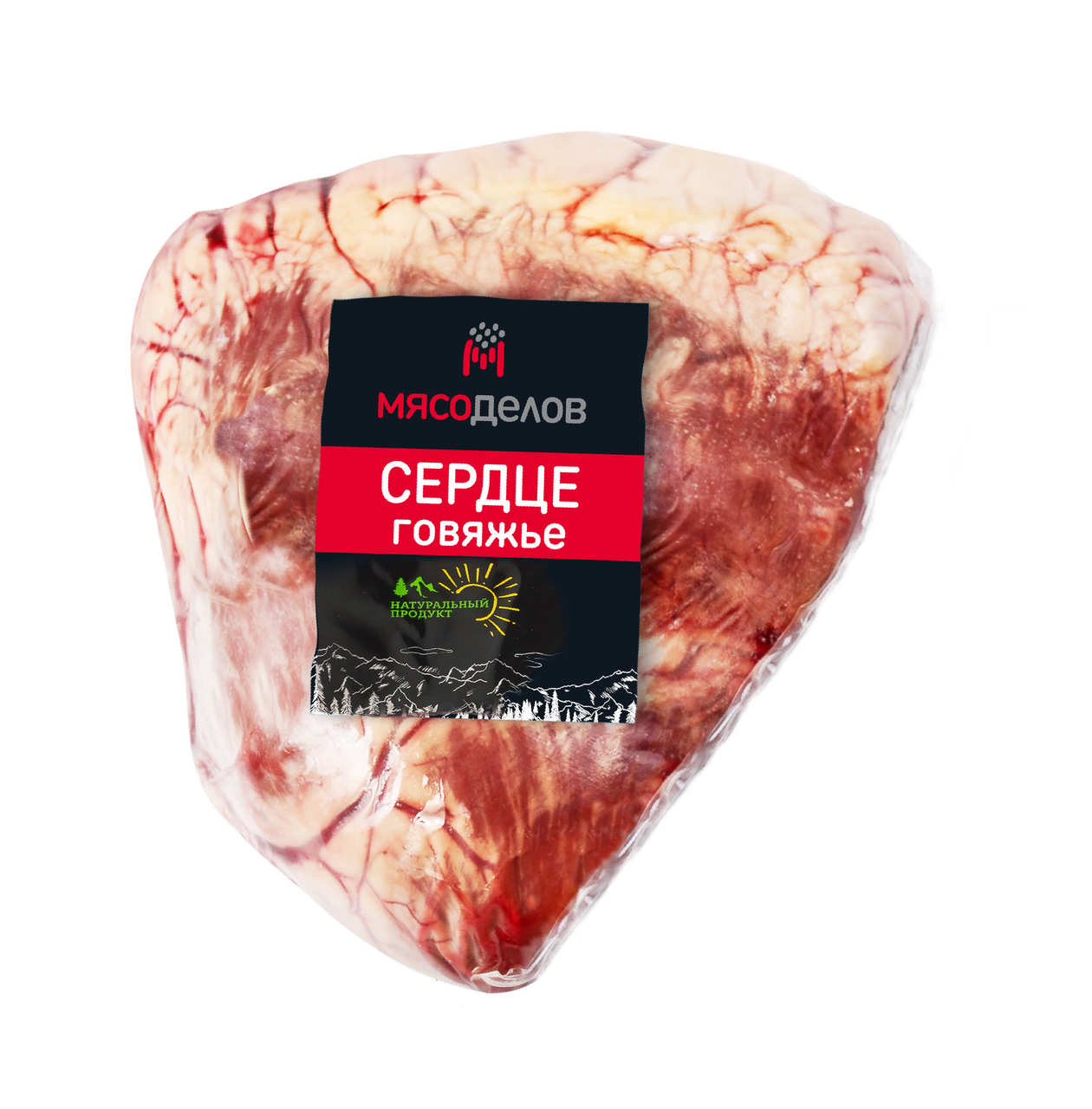 Сердце Мясоделов говяжье охлажденное, ~1кг