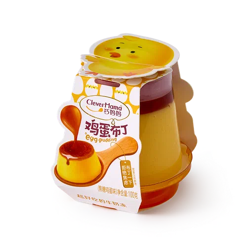 Пудинг яичный Clever Mama карамель