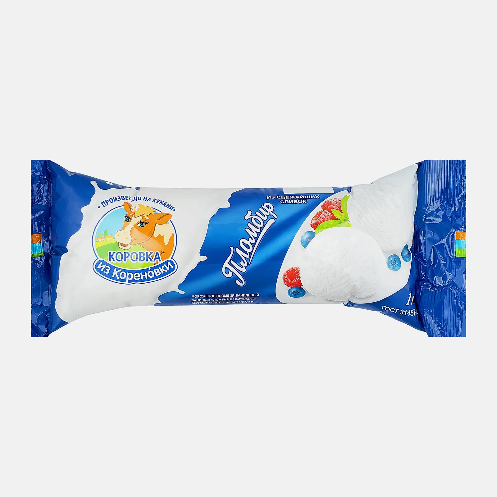 Мороженое Коровка из Кореновки Пломбир 15% 1кг