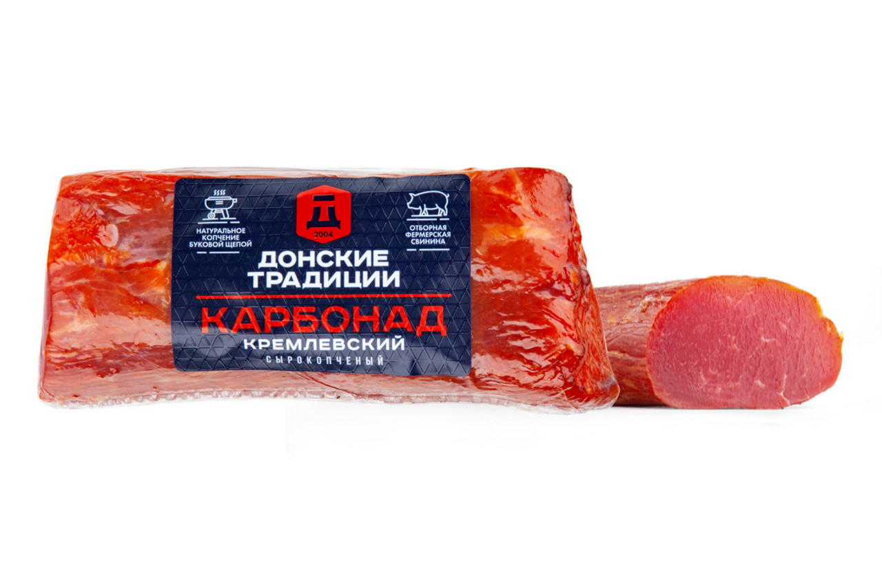 Карбонад Донские традиции Кремлевский сырокопченый