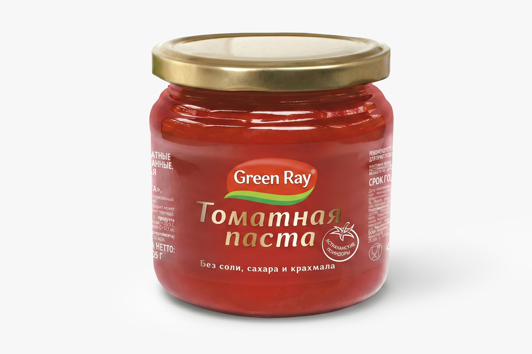 Томатная паста Green Ray 205 г / Супермаркет