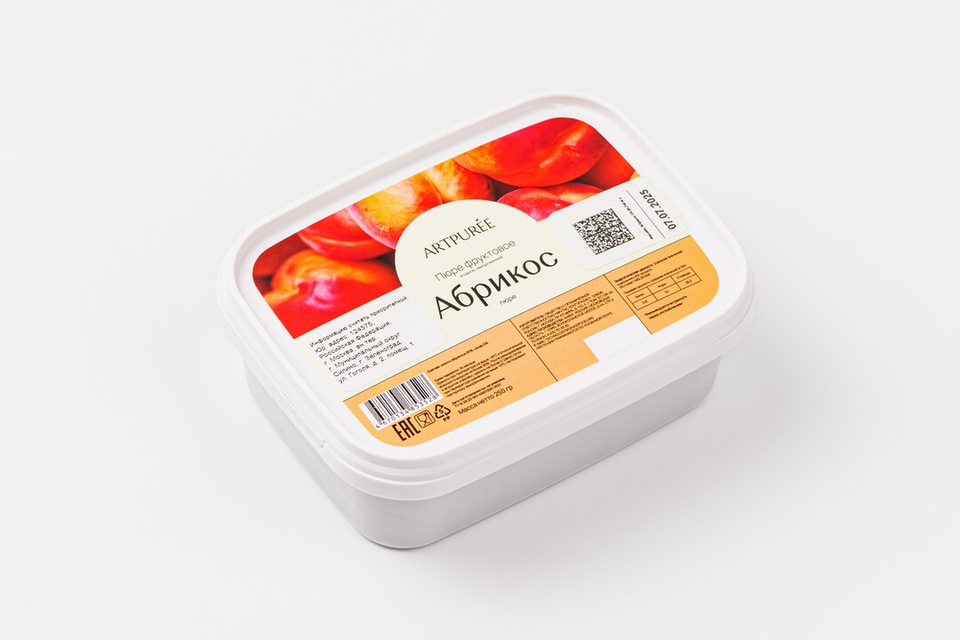 Пюре из абрикоса, зам.