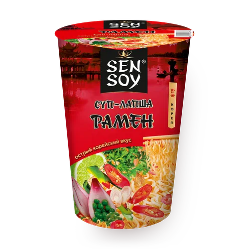 Суп лапша Sen Soy Острый Рамен