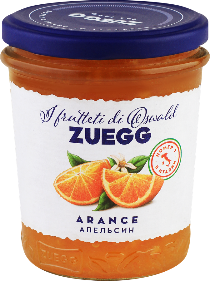 Десерт фруктовый ZUEGG мармелад Апельсин, экстра, 330г