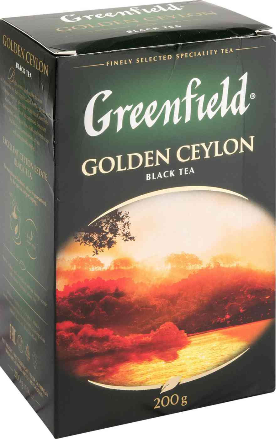 Чай чёрный Greenfield Golden Ceylon, 200г