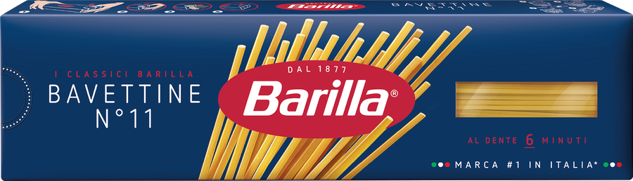 Макароны BARILLA Bavettine №11 группа А, высший сорт, 450г