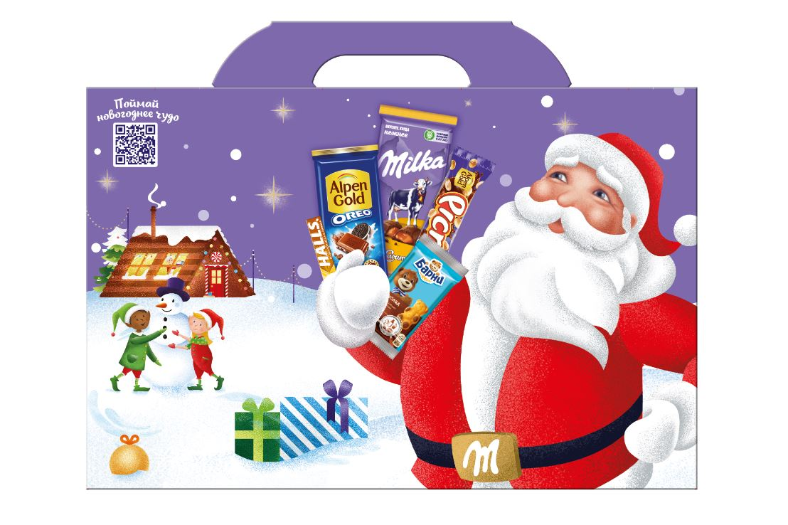 Подарок новогодний Milka Большой микс, 398г
