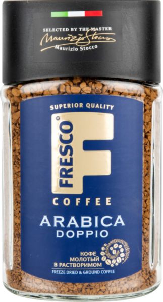 Кофе молотый в растворимом Fresco Arabica Doppio, 100г