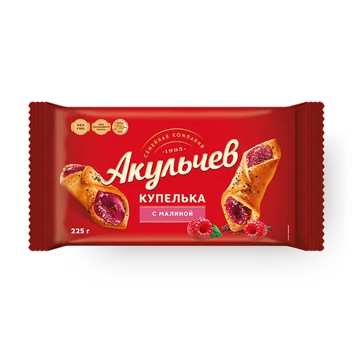 Печенье Купелька «Акульчев» с малиной