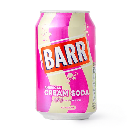 Напиток Cream Soda Barr без сахара газированный