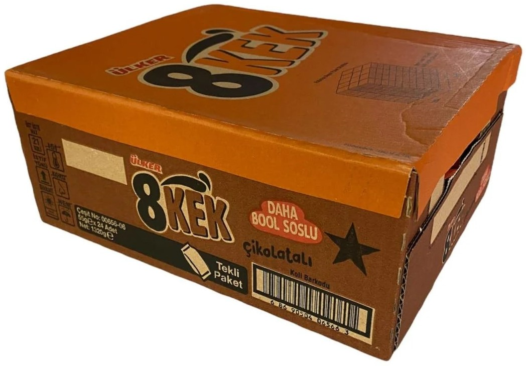 Кекс Ulker 8 Kek с какао, 40г x 24 шт