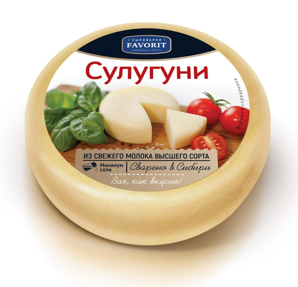 Сыр Favorit Cheese Сулугуни 45%, 320г